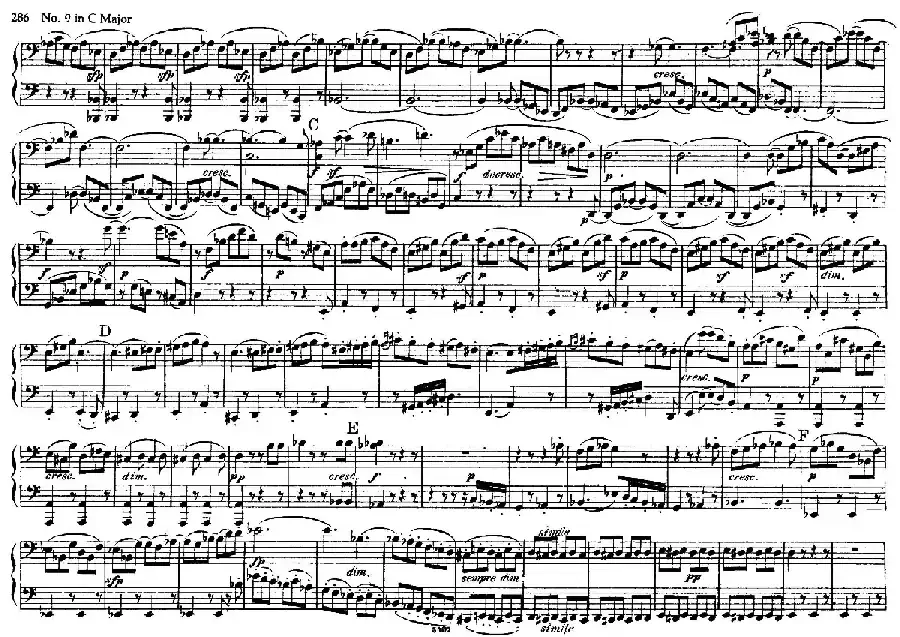 String Quartet No.9 in C Major Op.59-3 - 4 Hands（C大调第九弦乐四重奏·四手联弹）