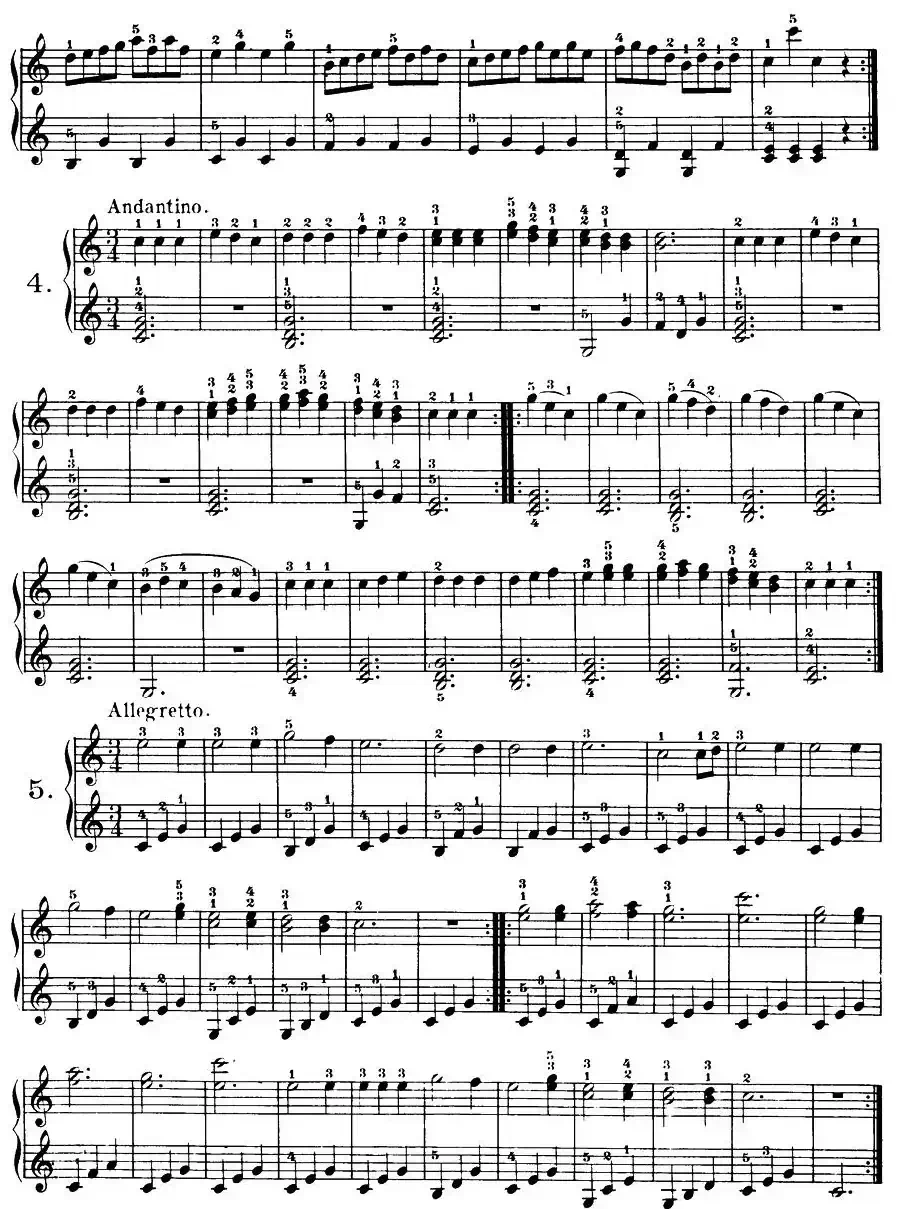 Czerny - 100 Progressive Studies Op.139 （1—21）