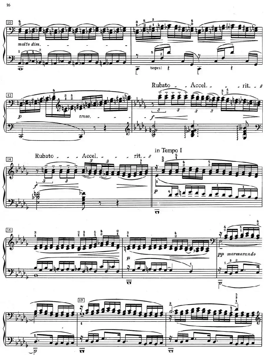 德彪西12首钢琴练习曲（2 三度练习v1.0 tierces）