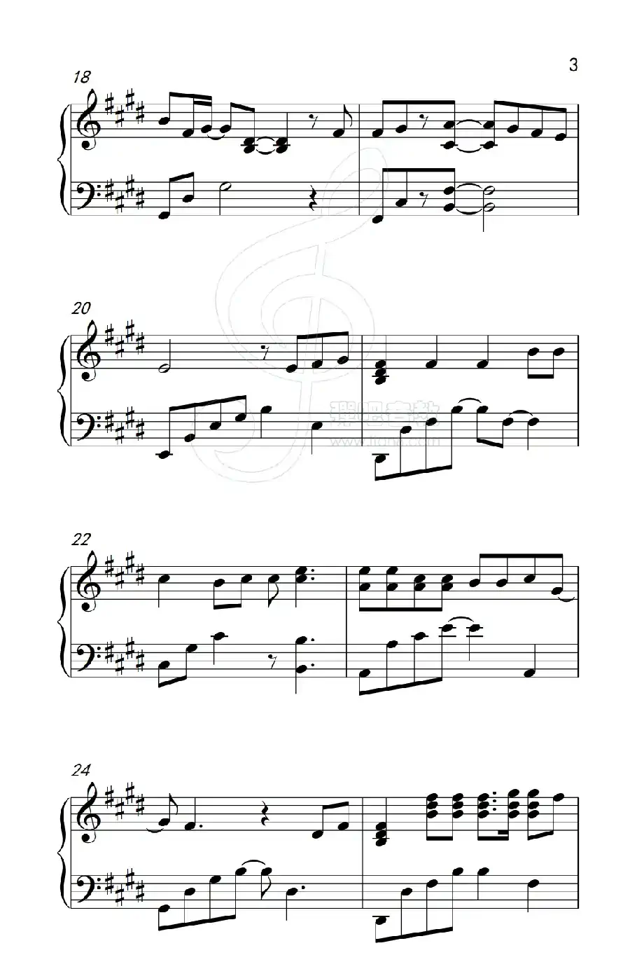 一路上有你（《弹吧音教》制谱版）