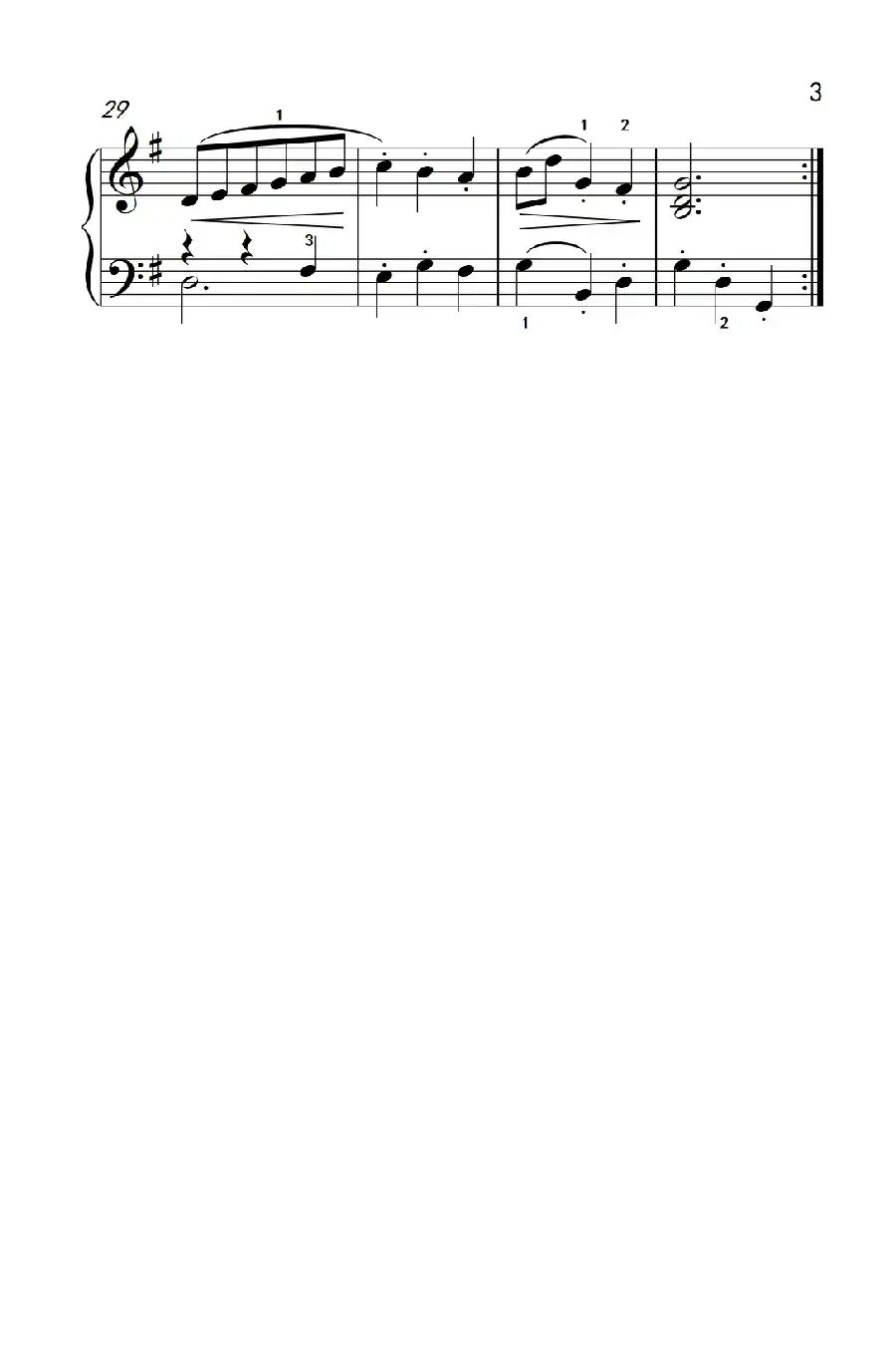 小步舞曲(二)(老年大学 钢琴教程 2)