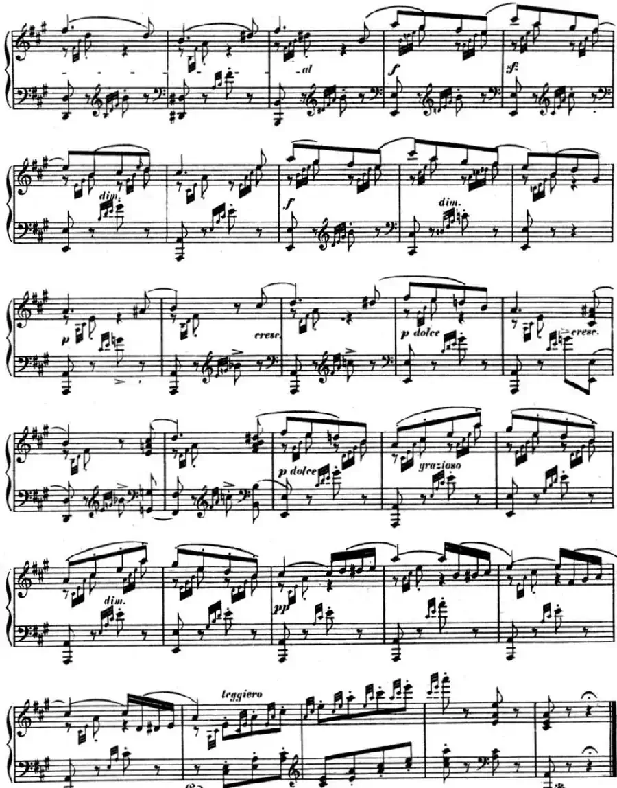 门德尔松无词歌Op.62(NO.6)