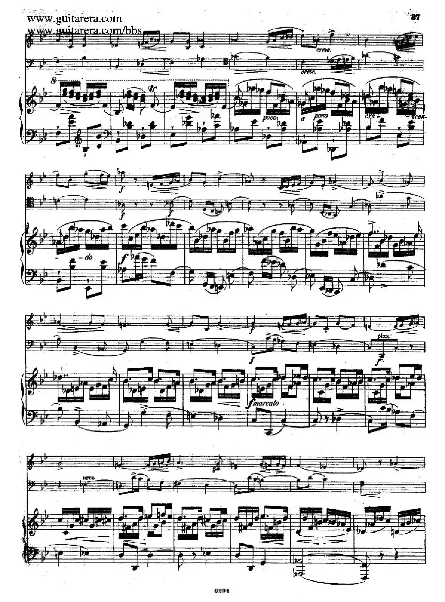Piano Trio in g Minor Op.8（g小调钢琴三重奏）