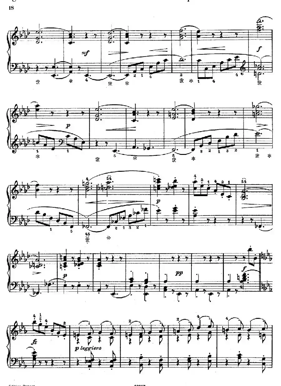 Akvareller Op.19（水彩画 6. 随想曲）