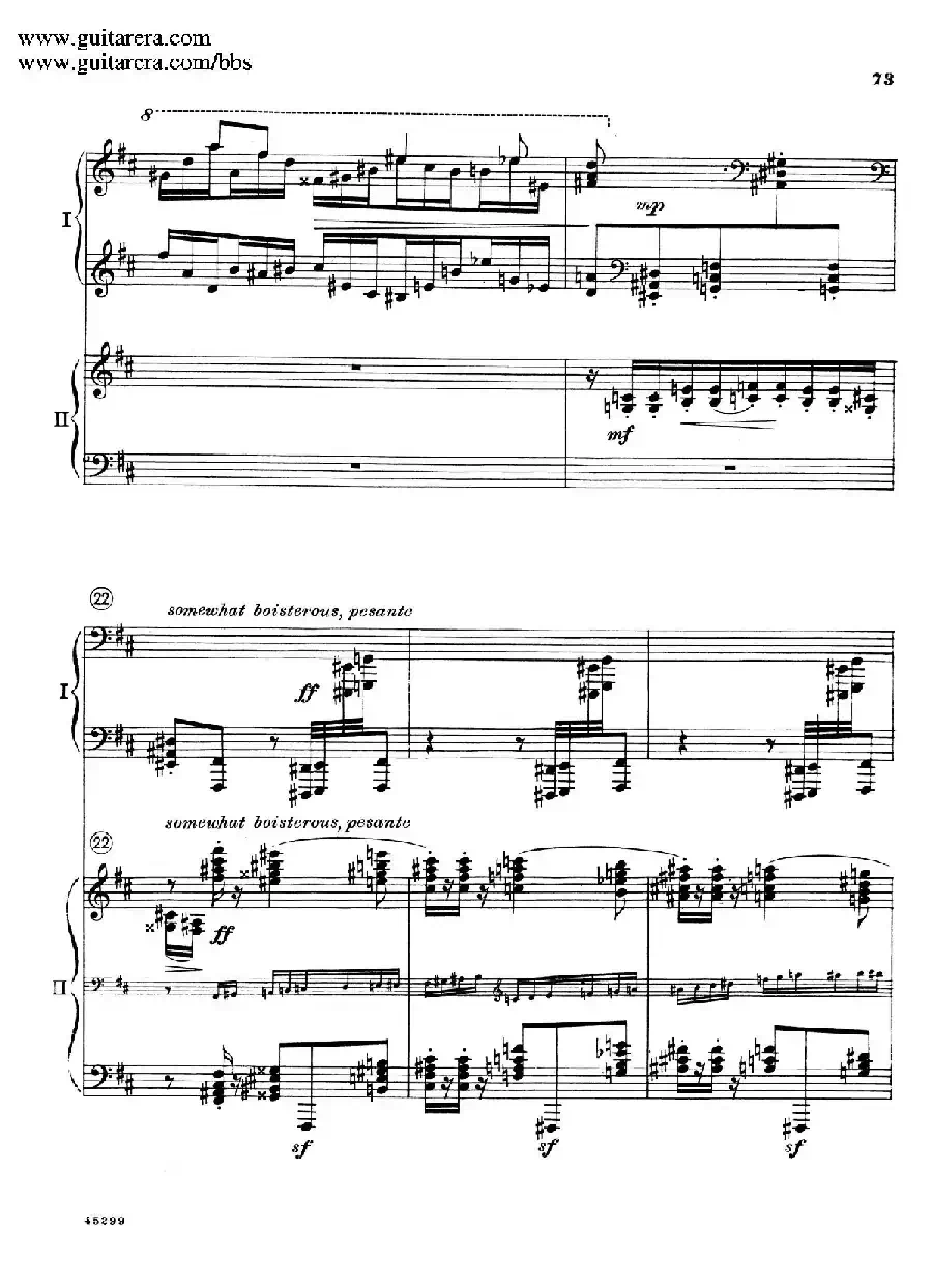 Piano Concerto Op.38（钢琴协奏曲·双钢琴·第三乐章）