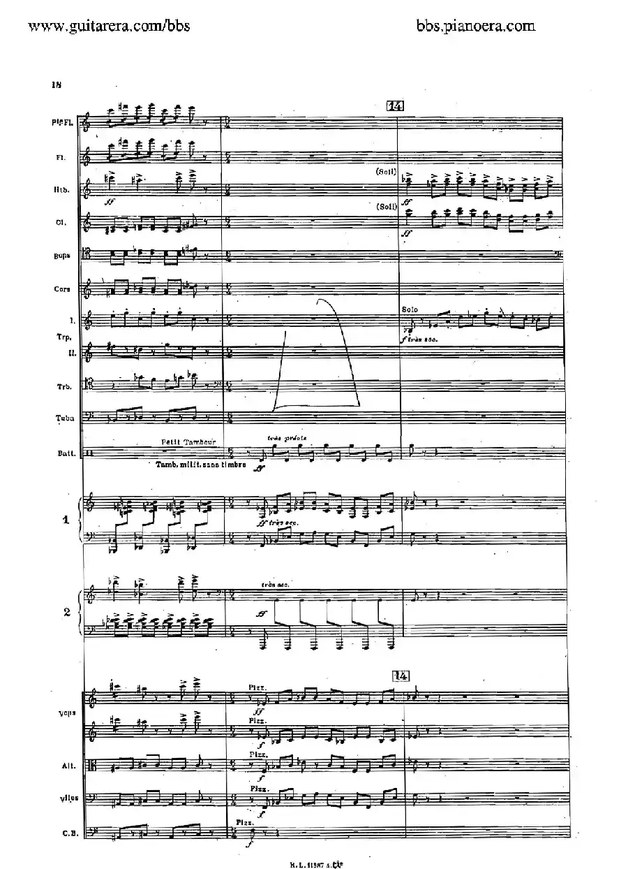 Concerto for 2 Pianos in d Minor（d小调双钢琴协奏曲·总谱）