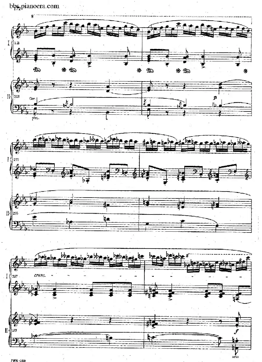 Grande Polonaise Brilliante Preceded by an Andante Spianato Op.22（平静的行板与华丽的波兰舞曲·双钢琴版）
