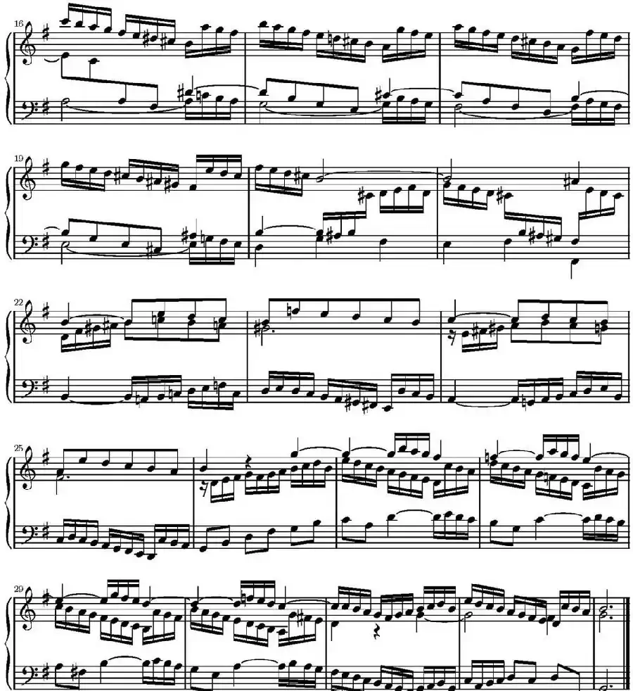 15首巴赫三部创意曲集(NO.10)