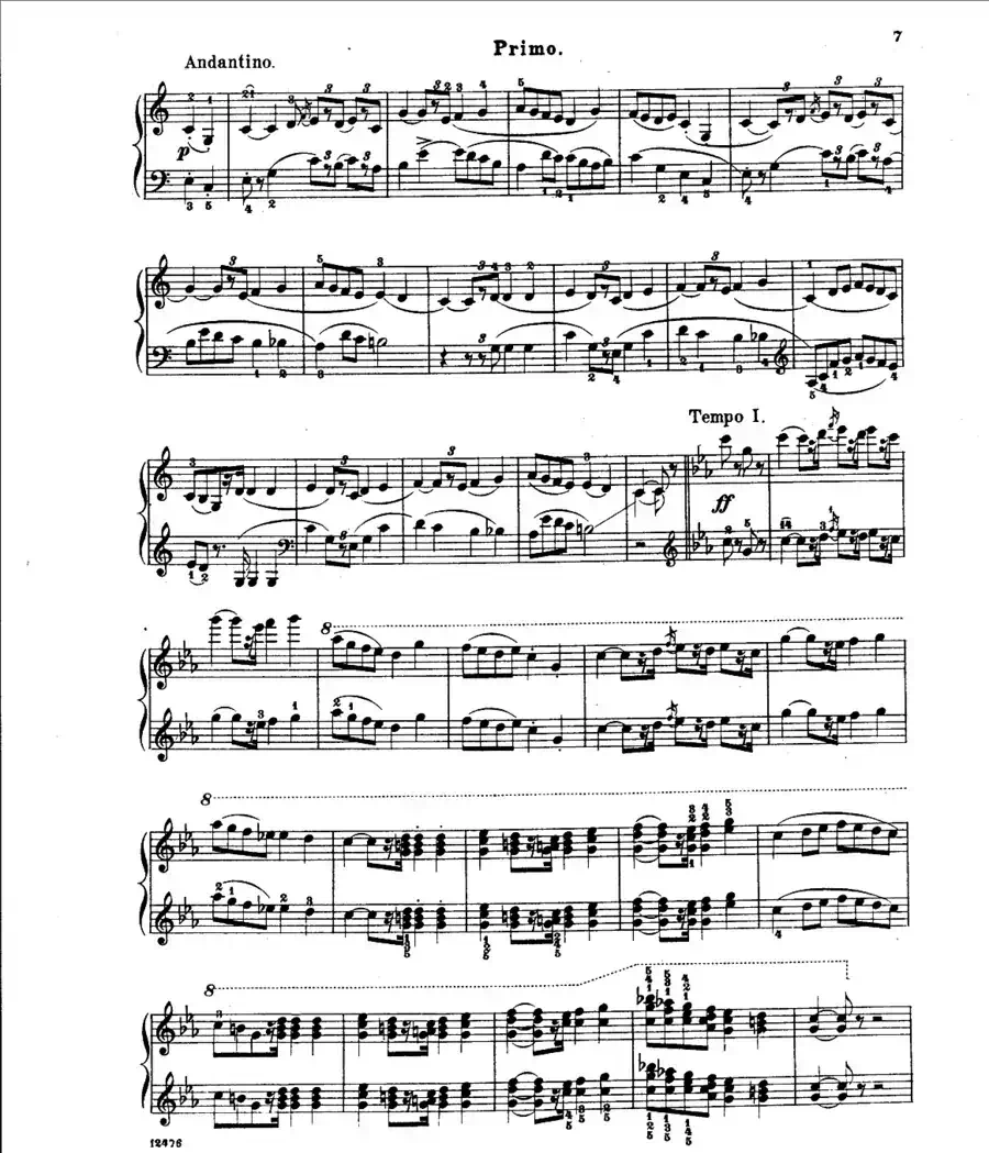 L'Arlesienne Suite No·1（阿莱城姑娘·第一组曲·四手联弹）