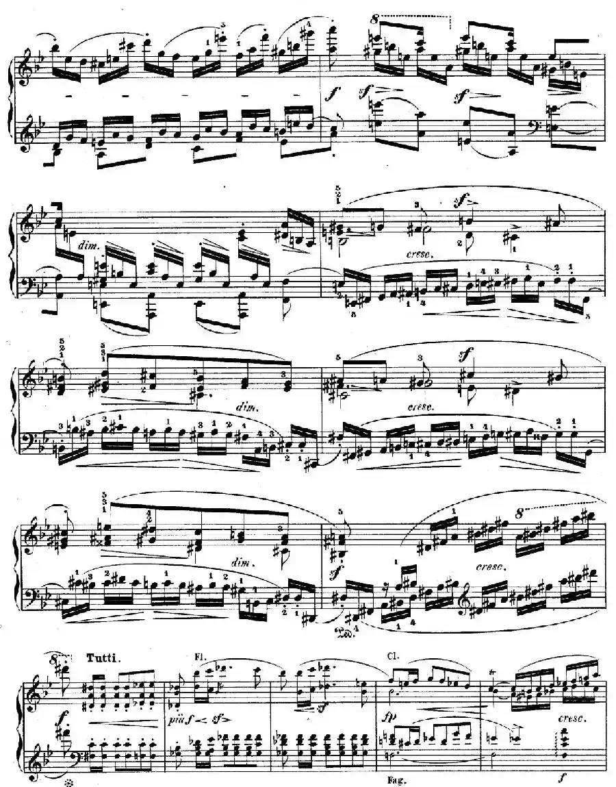降B大调莫扎特主题变奏曲 Op.2（为钢琴与乐队而作）