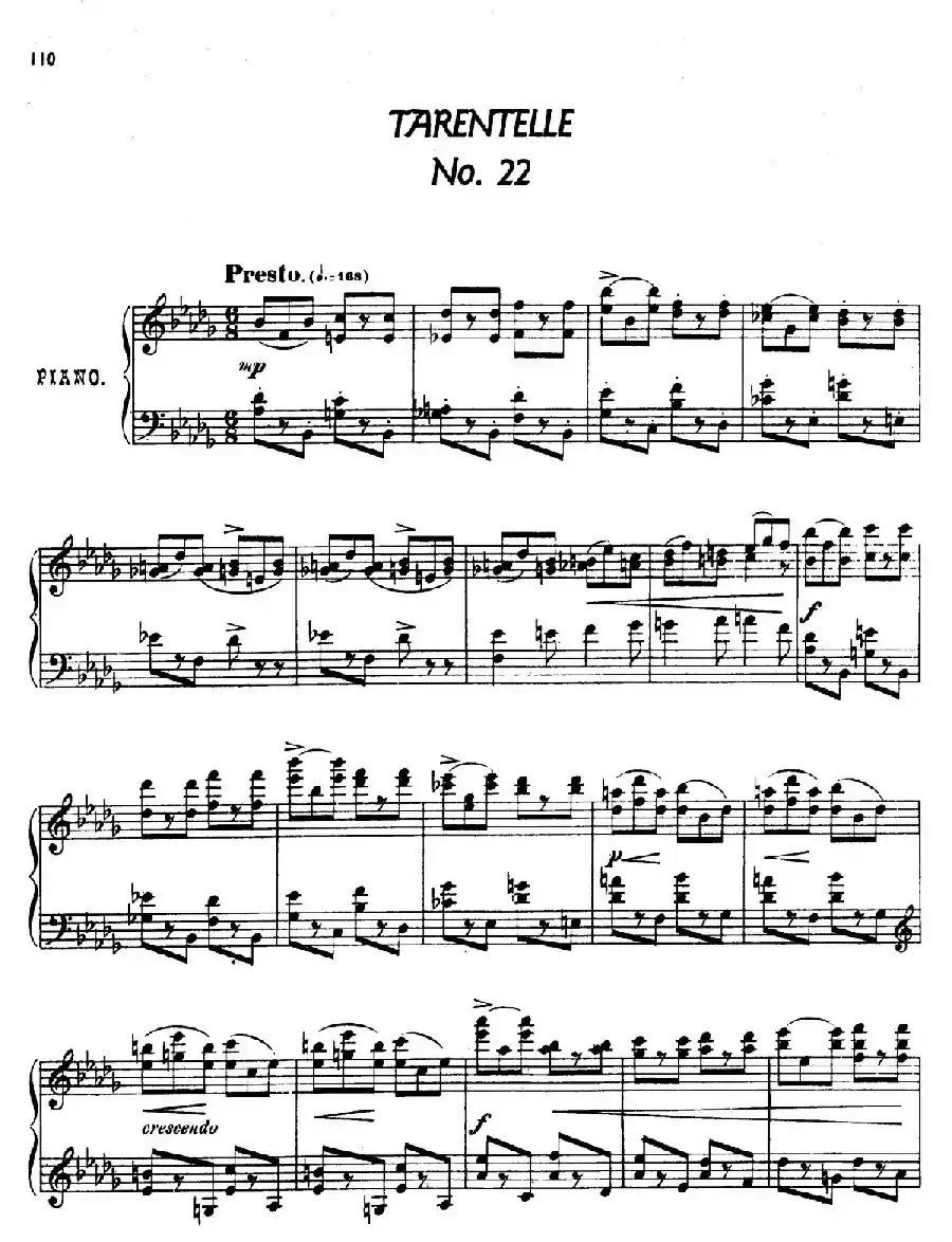 24 Characteristic Pieces Op.36（24首性格小品·22）
