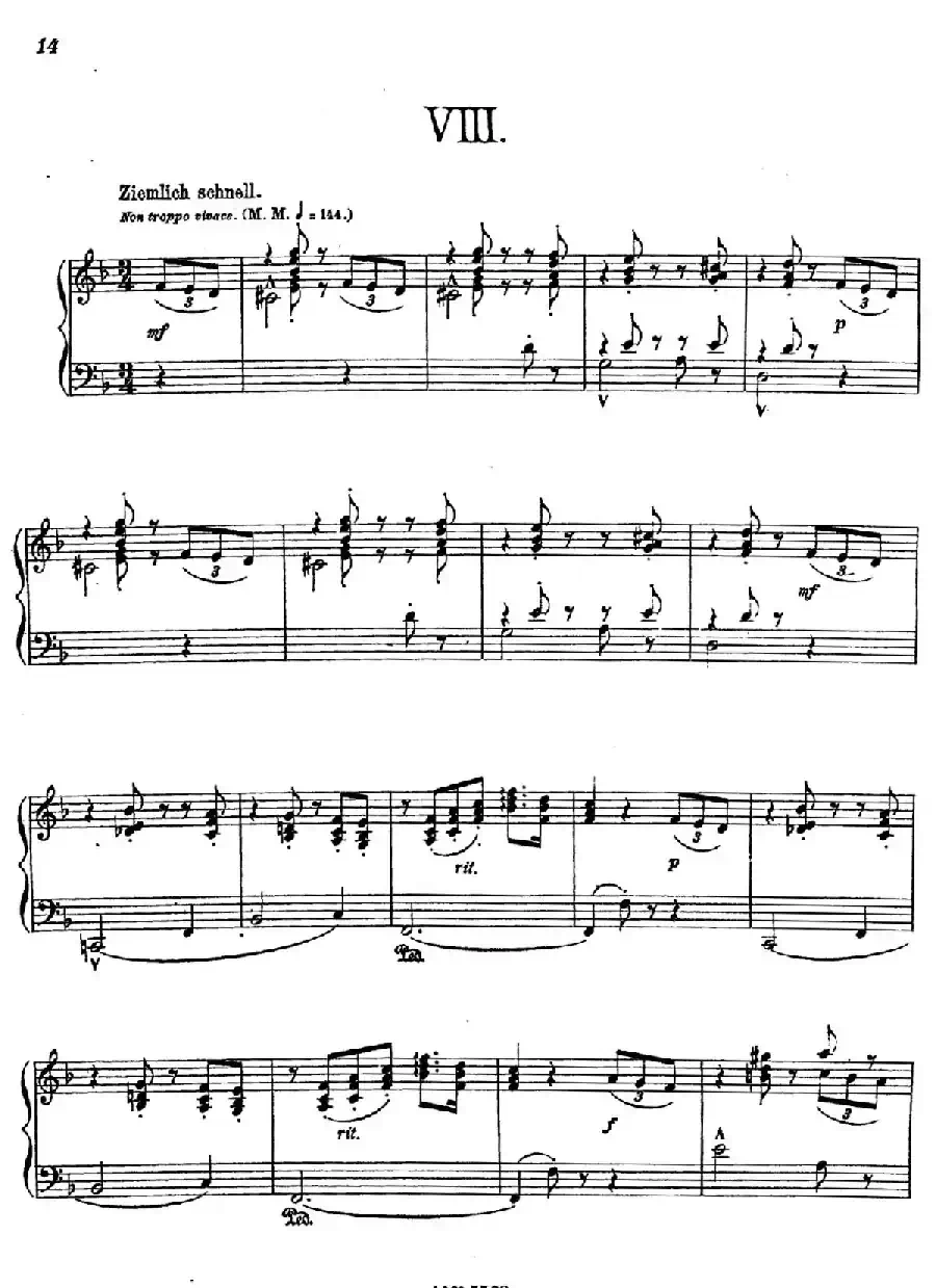 Album Leaf Op.7（纪念册的一页·8）
