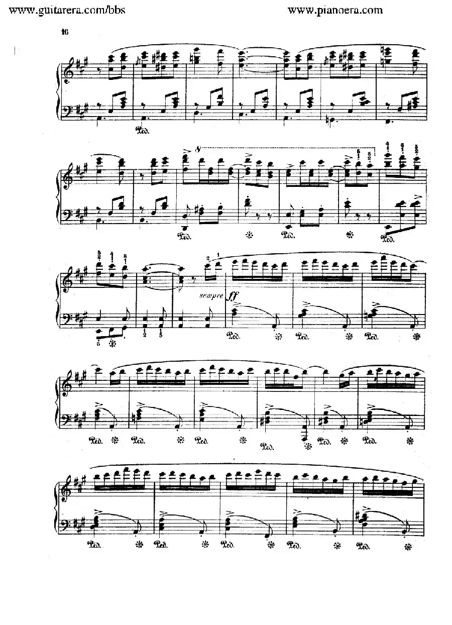 Spanish Dances Op.12（西班牙舞曲·钢琴独奏版）
