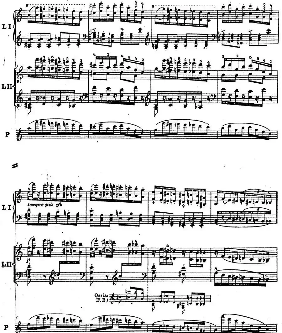 6首帕格尼尼大练习曲（Thema mit Variationen Etude Nr.6）
