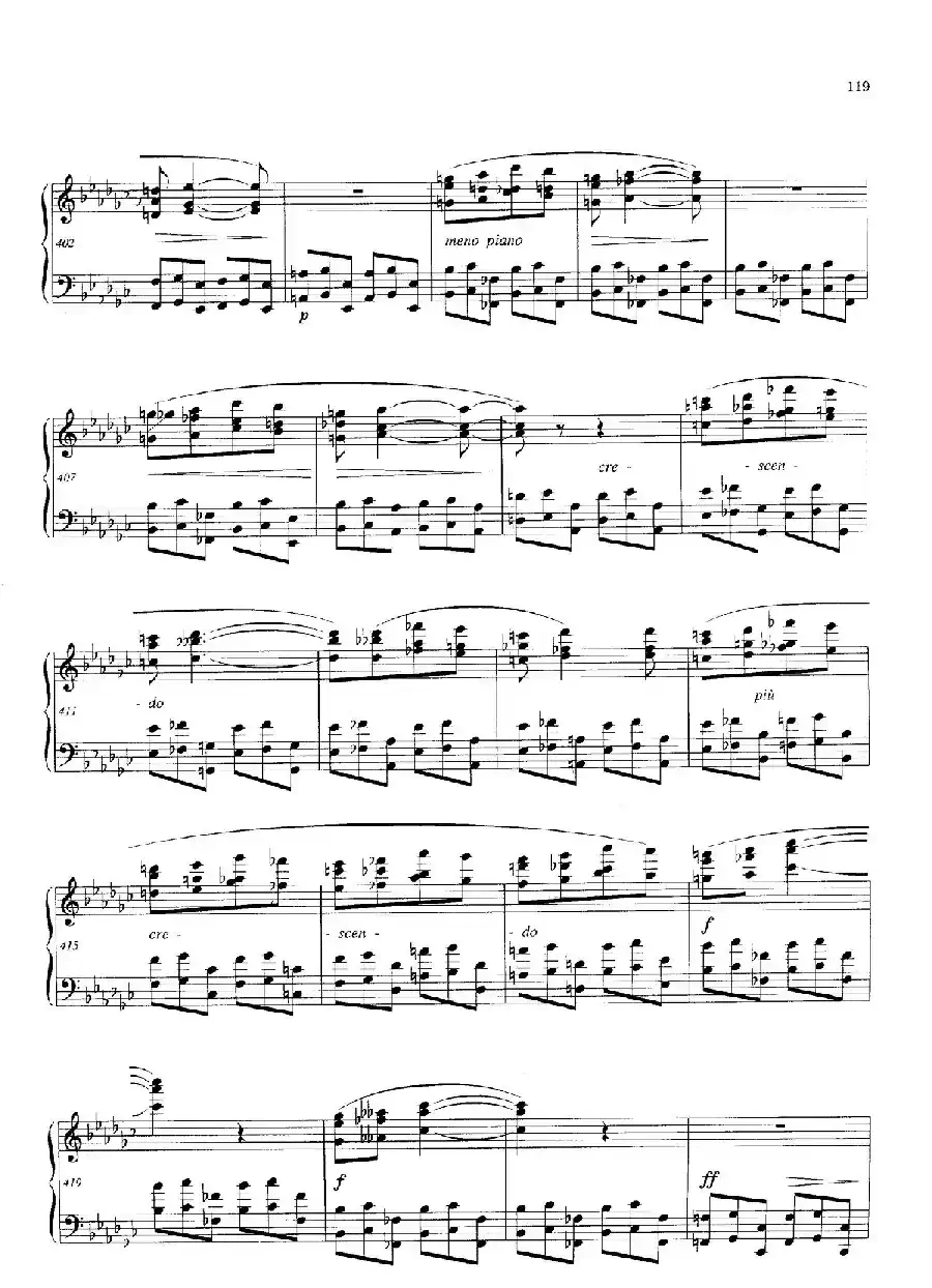 Variations and Fuge in e-flat Minor Op.23（降e小调主题变奏与赋格）