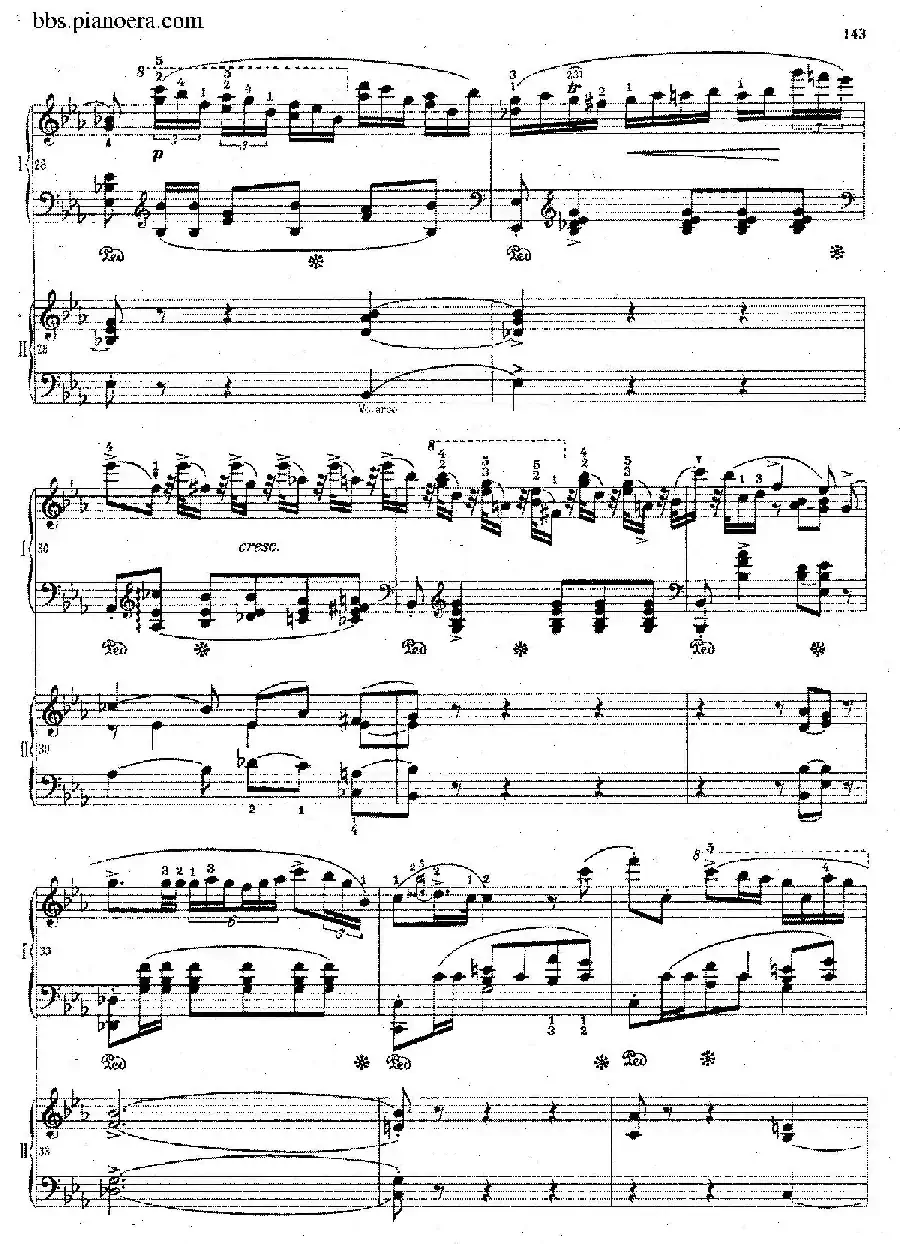 Grande Polonaise Brilliante Preceded by an Andante Spianato Op.22（平静的行板与华丽的波兰舞曲·双钢琴版）
