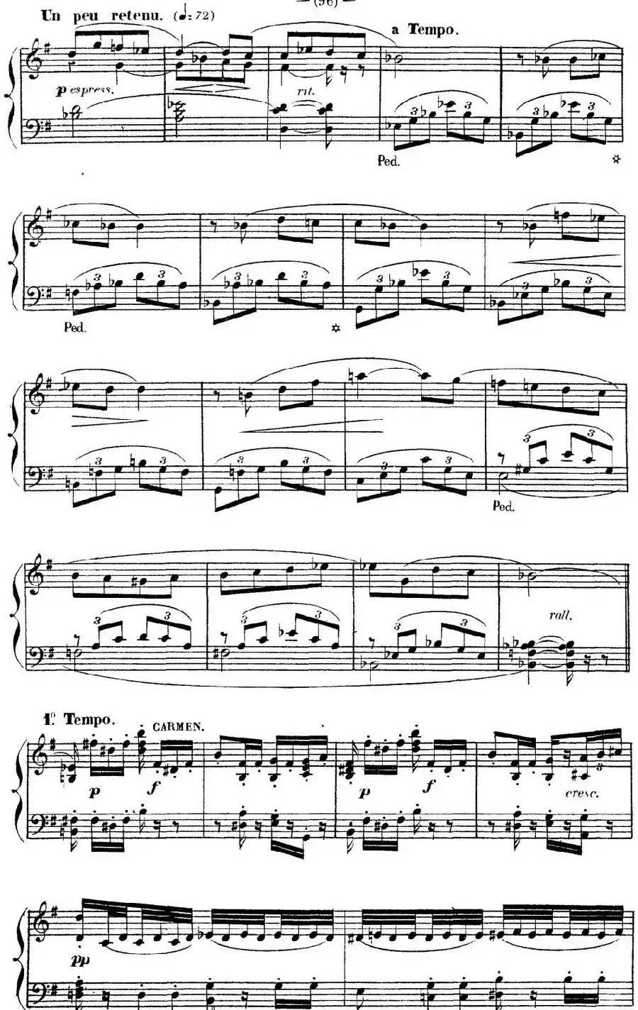 Carmen for Solo Piano（卡门全剧钢琴独奏版）（No.16）