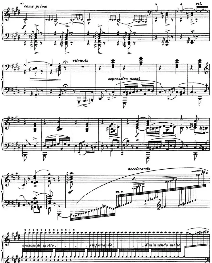 李斯特 匈牙利狂想曲 Hungarian Rhapsodies S.244 No.2