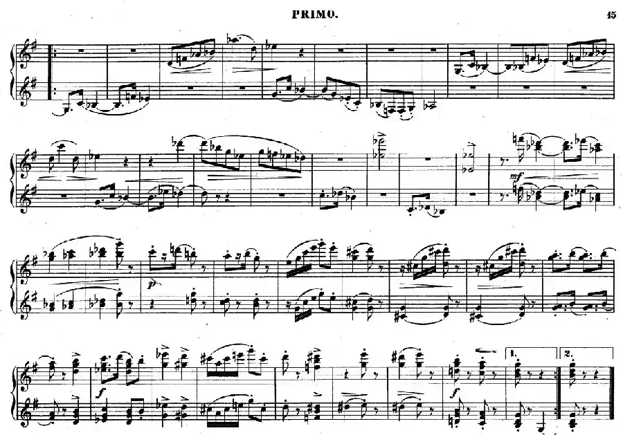 Zwolf Original-Compositionen fur Pianoforte zu 4 Handen Op.57（12首四手联弹小品·4）