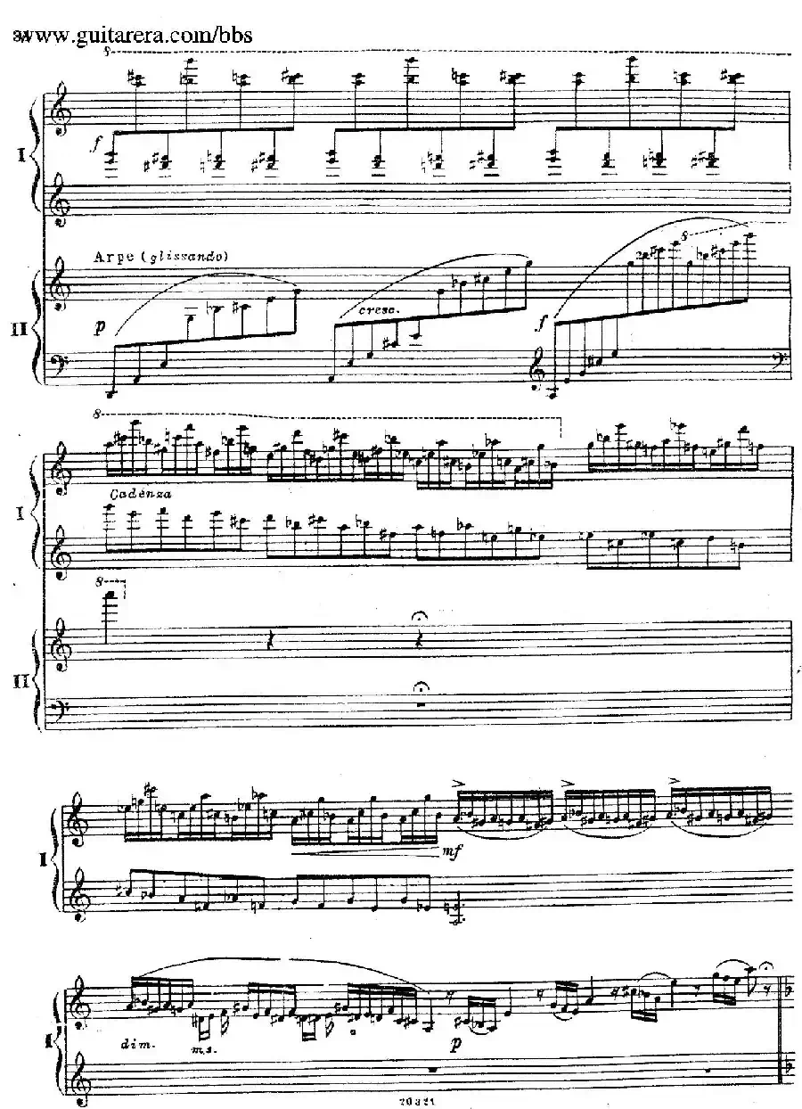 Rhapsody On A Theme Of Paganini Op.43（帕格尼尼主题狂想曲·双钢琴）（P21——40）