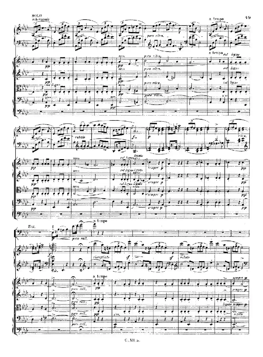 Piano Concerto No.2 in f Minor Op.21（f小调第二钢琴协奏曲·总谱）