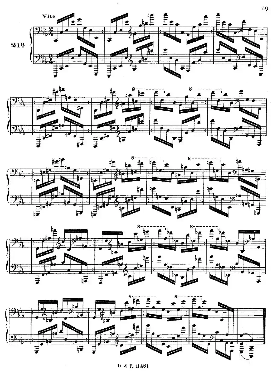 51 Exercises, WoO 6（51首钢琴练习 19—25）