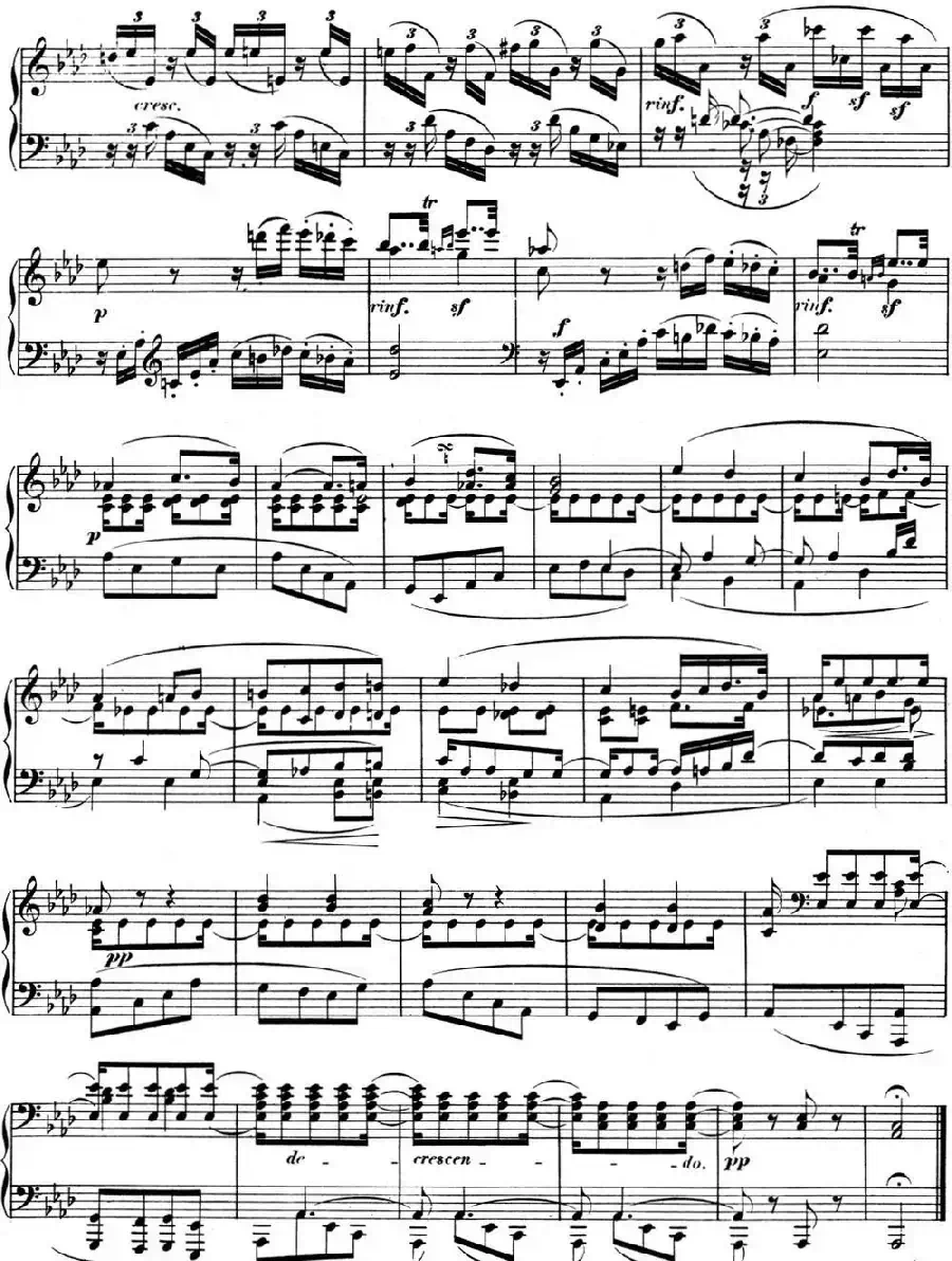 贝多芬钢琴奏鸣曲05 c小调 op.10 No.1 C minor3