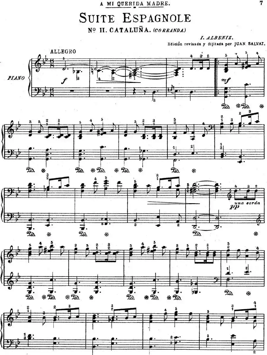 Suite Espanola Op.47（西班牙组曲·Ⅱ）