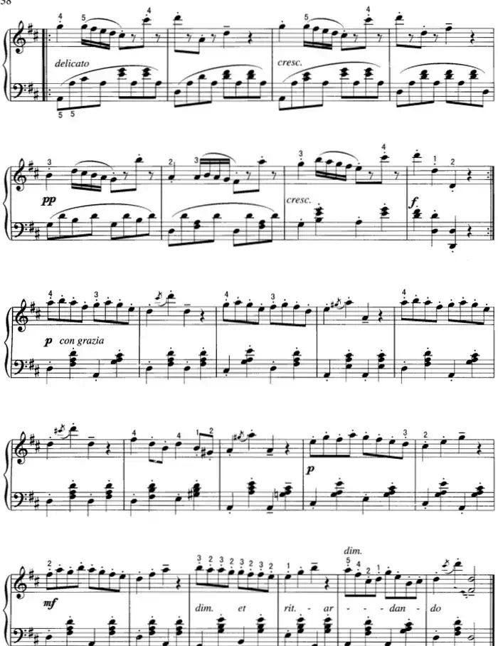 不可不弹的世界钢琴名曲：加沃特舞曲