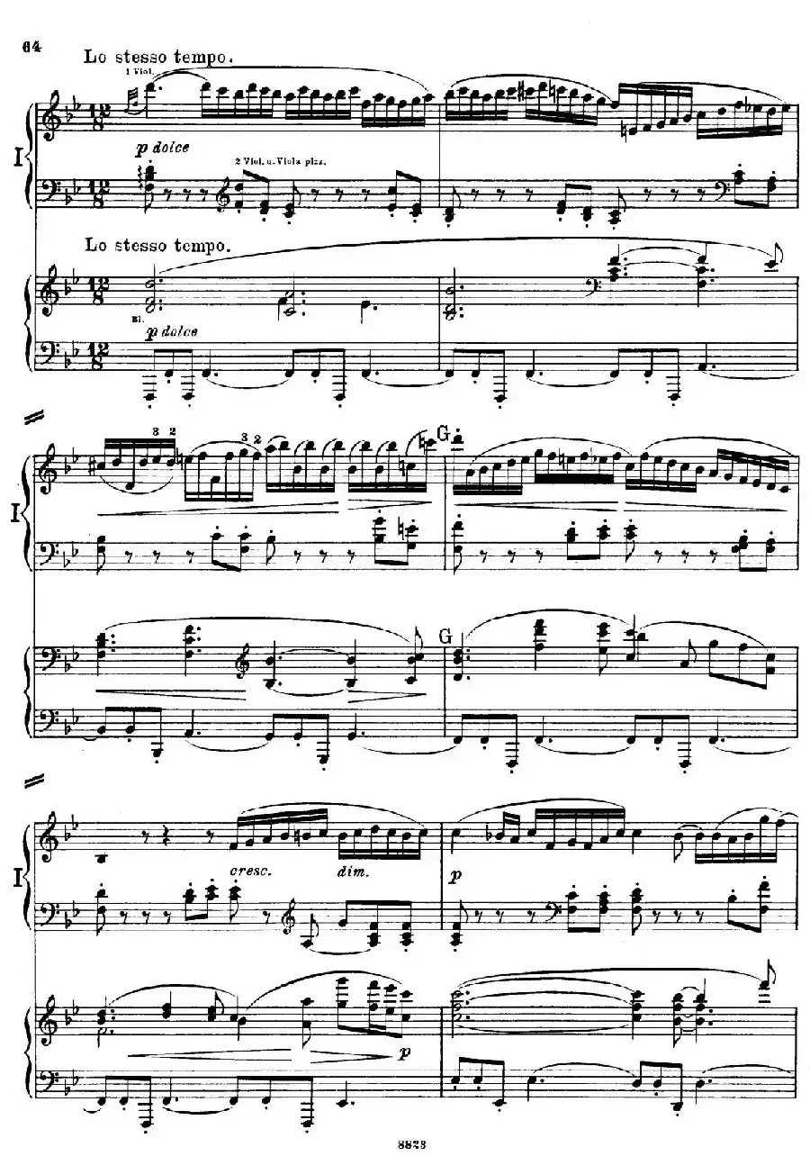 d小调第九交响曲 Op.125（双钢琴P63——72）