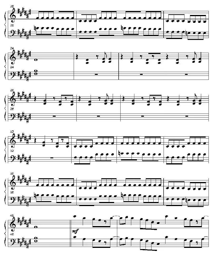 ALL STAR(钢琴分谱)