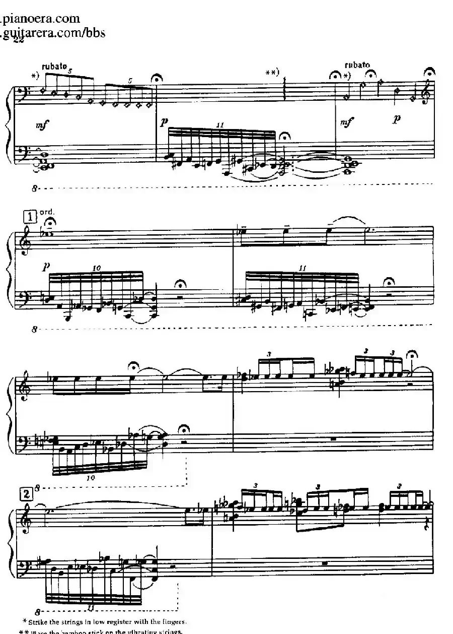 Piano Sonata（钢琴奏鸣曲· 第一乐章）