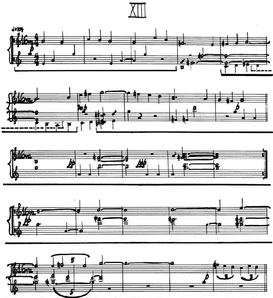 为加料钢琴而作的奏鸣曲与间奏曲（13）
