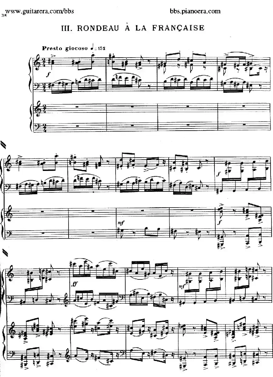Piano Concerto in c-sharp Minor（升c小调钢琴协奏曲·第三乐章）