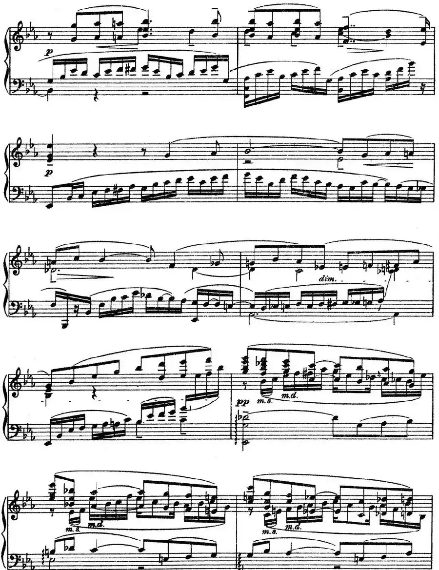10 Preludes Op.23（拉赫玛尼诺夫10首前奏曲·Ⅵ）