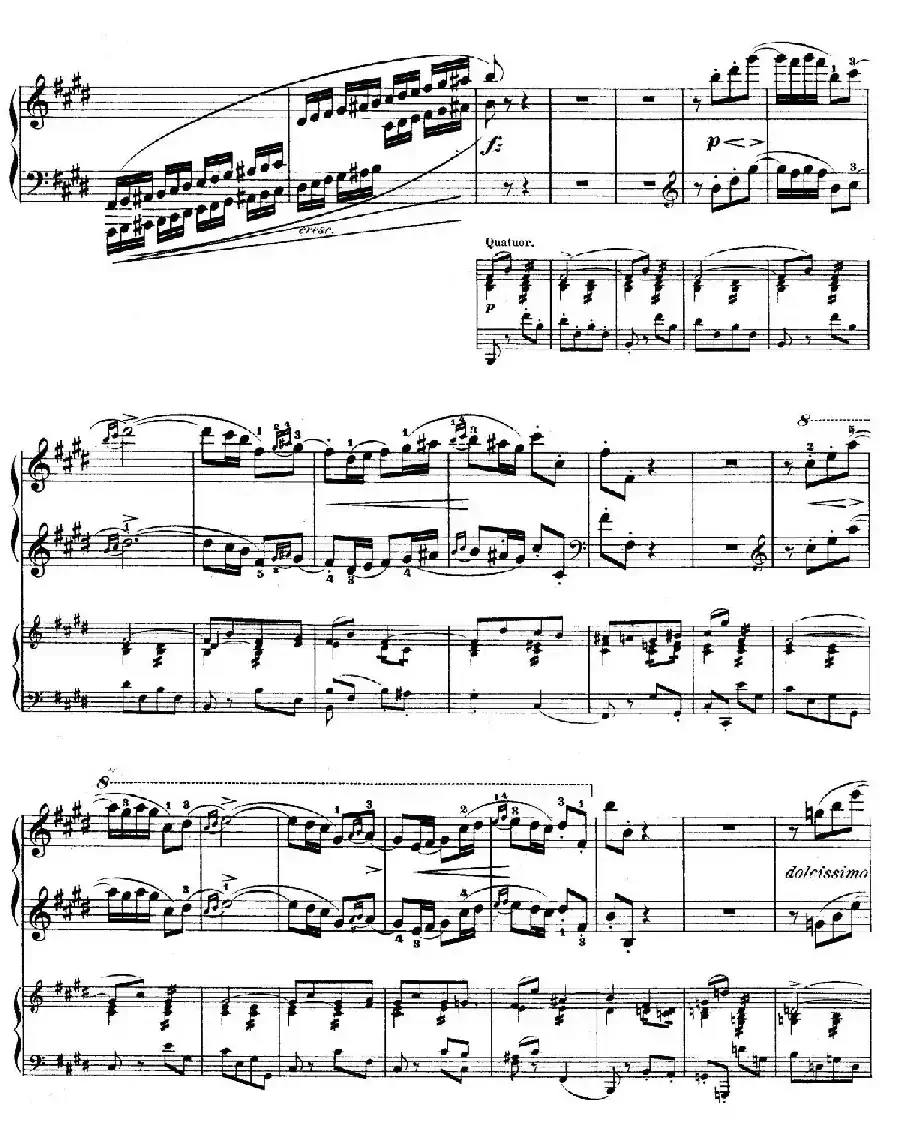 e小调第一钢琴协奏曲 Op.11（（钢琴独奏版·第三乐章）