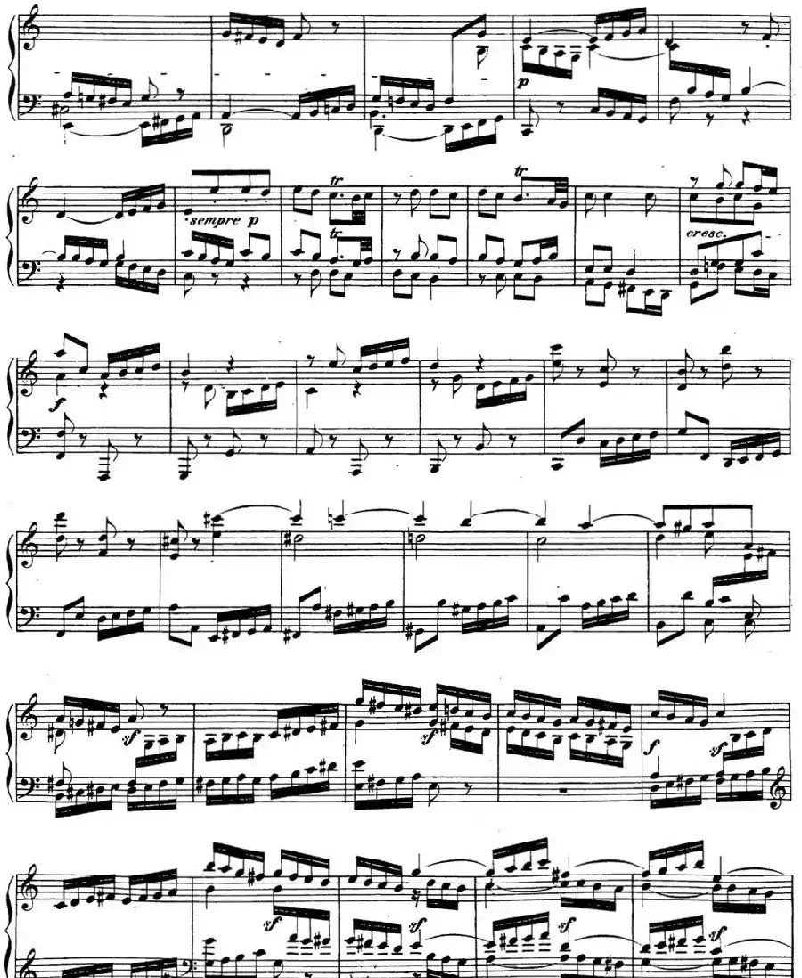 贝多芬钢琴奏鸣曲28 A大调 Op.101 A major