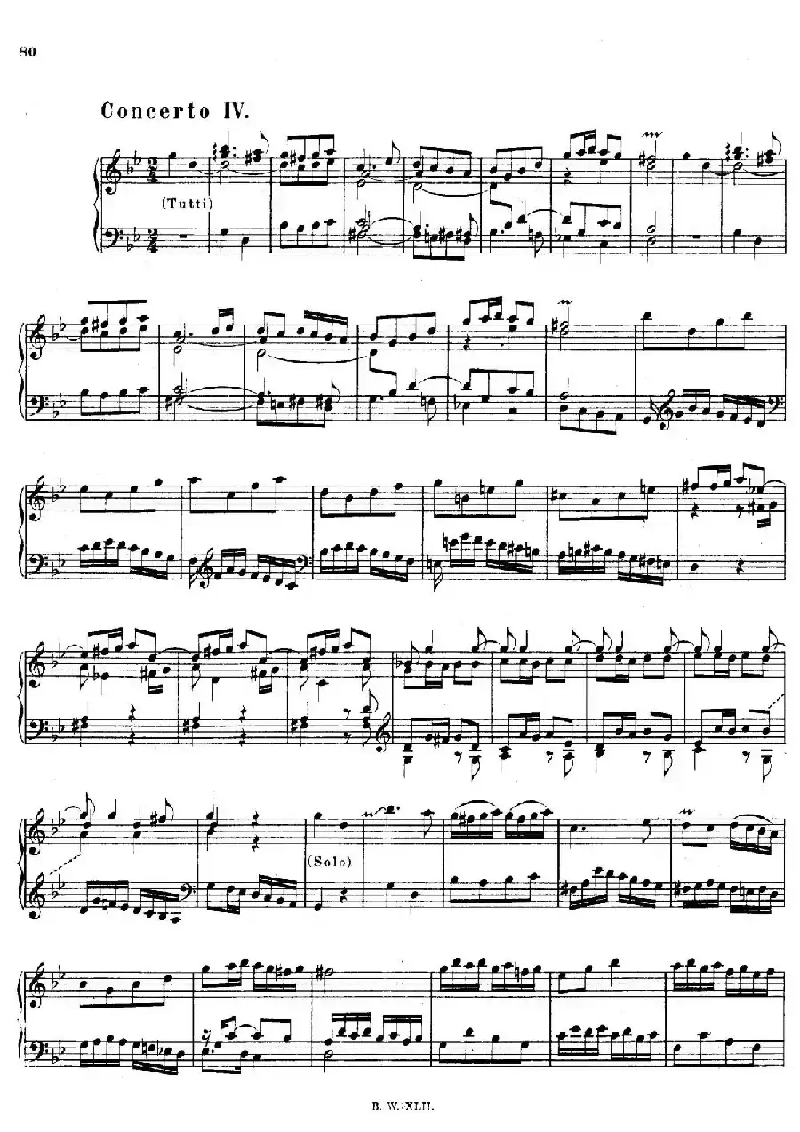 16 Concertos BWV 972-987（十六首为独奏古钢琴而作的协奏曲）（P21——30）
