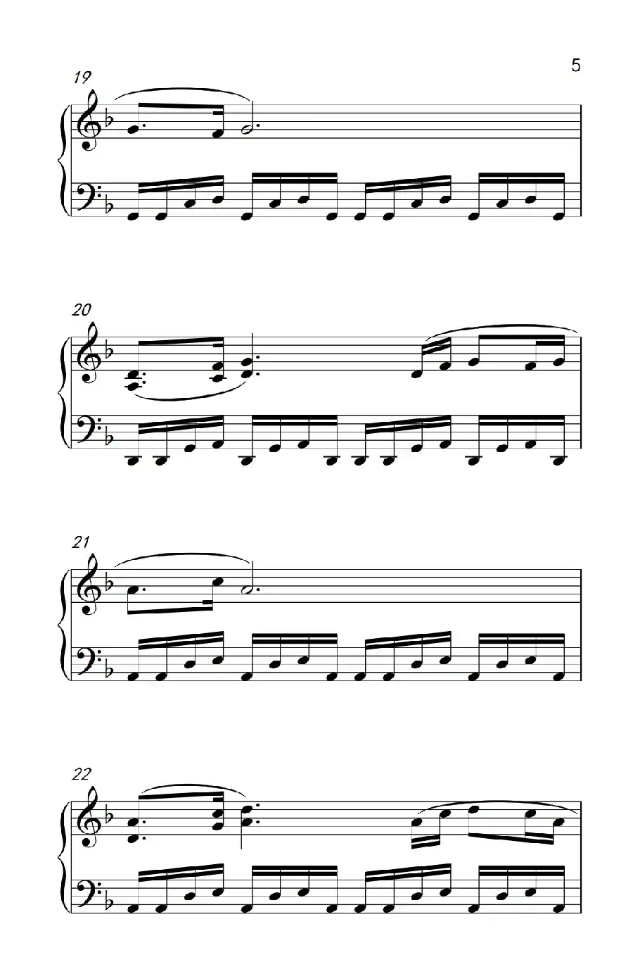 世间始终你好（《弹吧音教》制谱版）