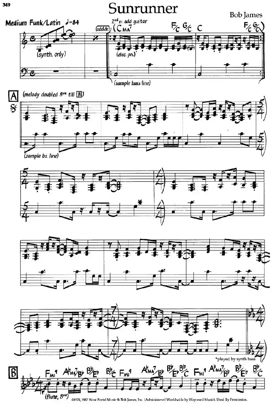 Sunrunner（爵士钢琴曲）