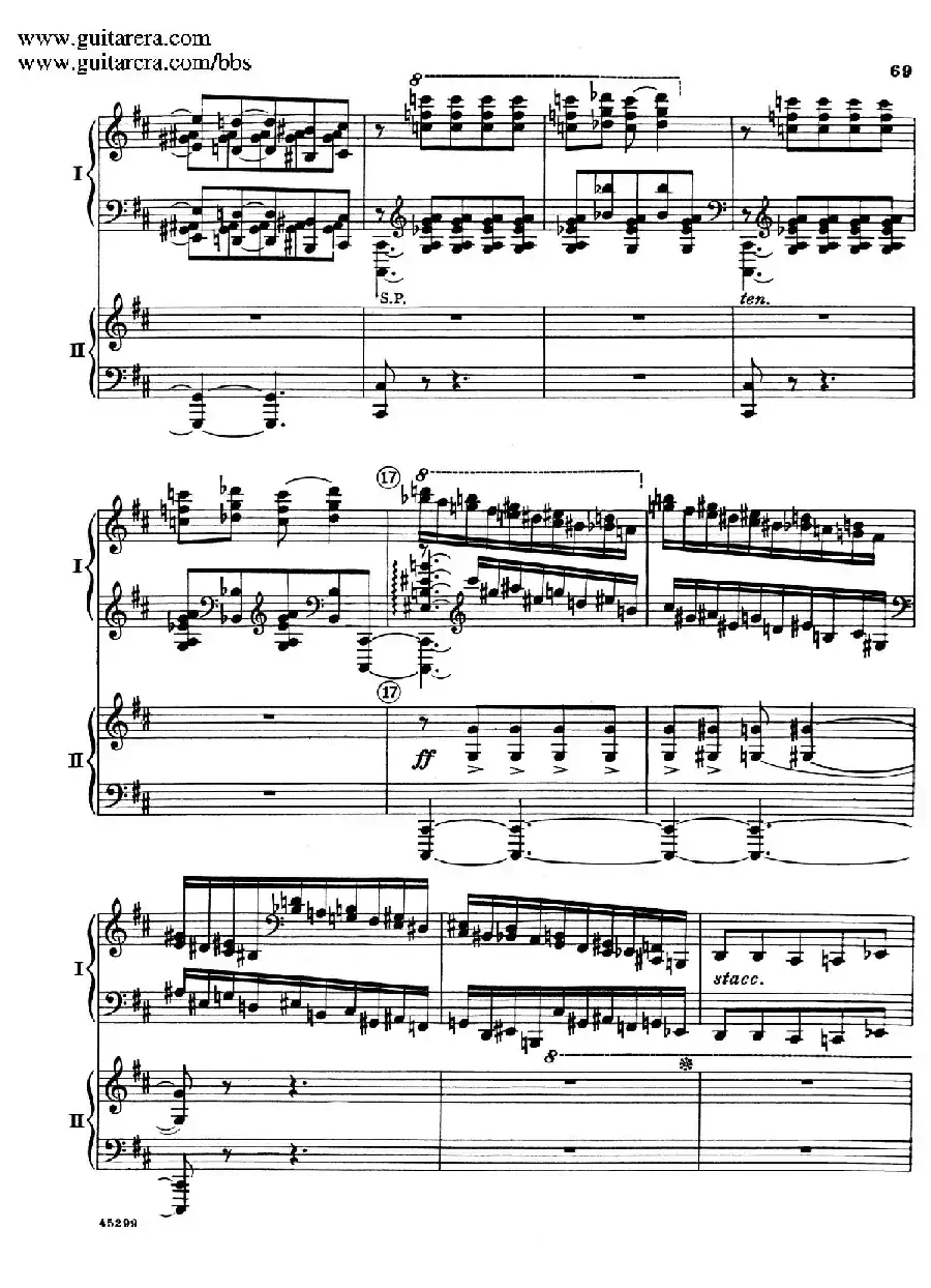Piano Concerto Op.38（钢琴协奏曲·双钢琴·第三乐章）