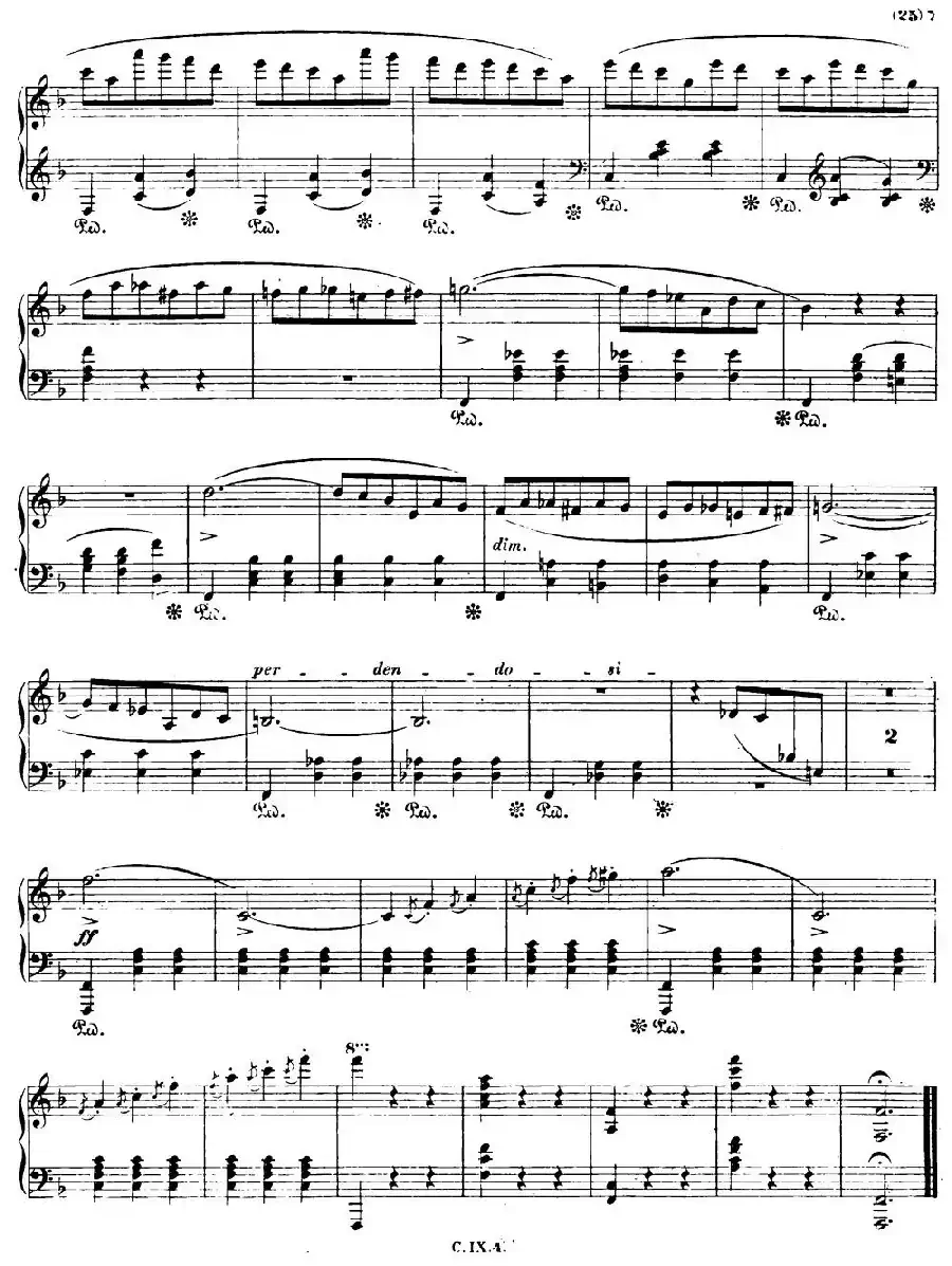 Valse brillante Op34 No3（F大调华丽圆舞曲Op.34-3）