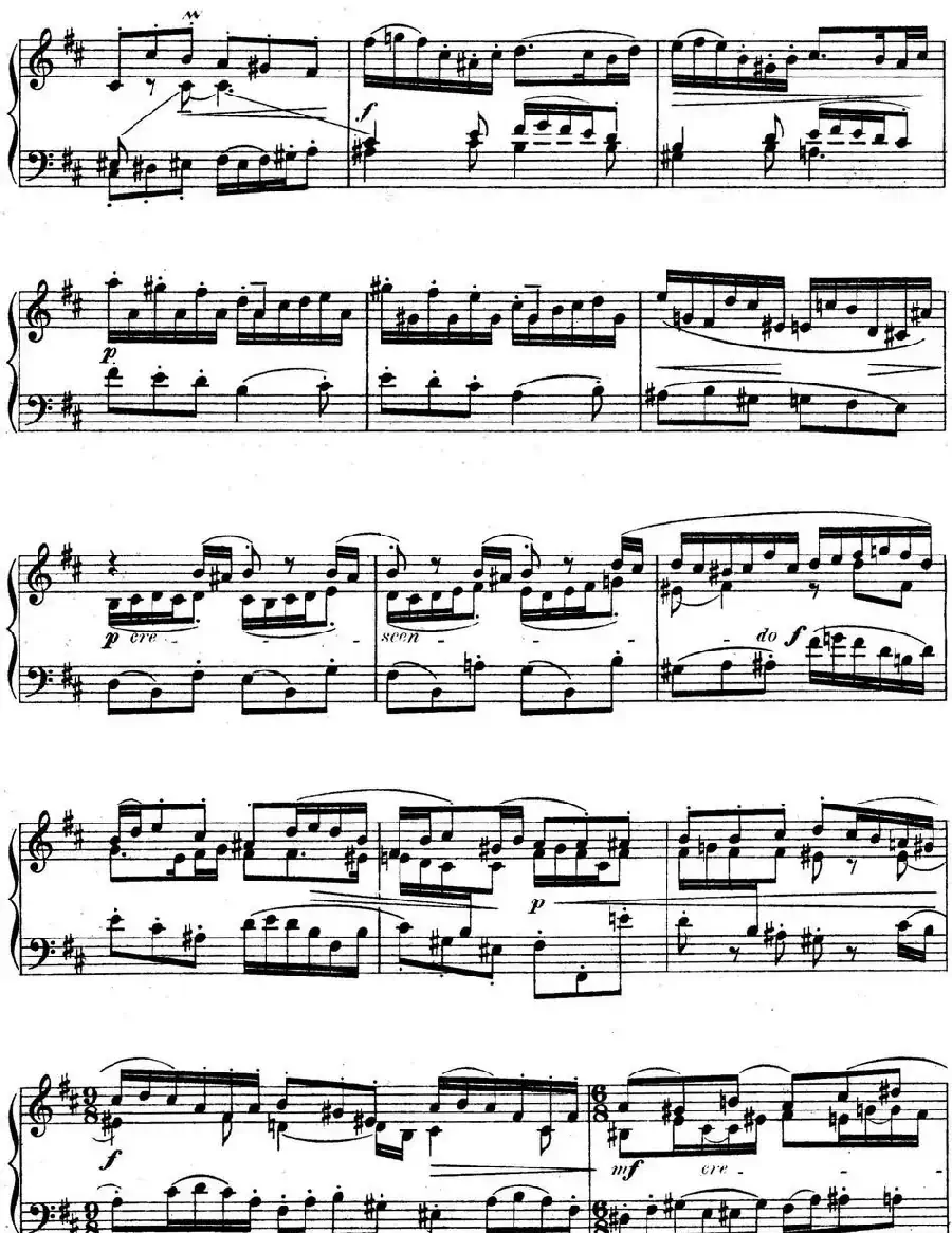 6 Preludes and Fugues Op.99（6首前奏曲与赋格·4）