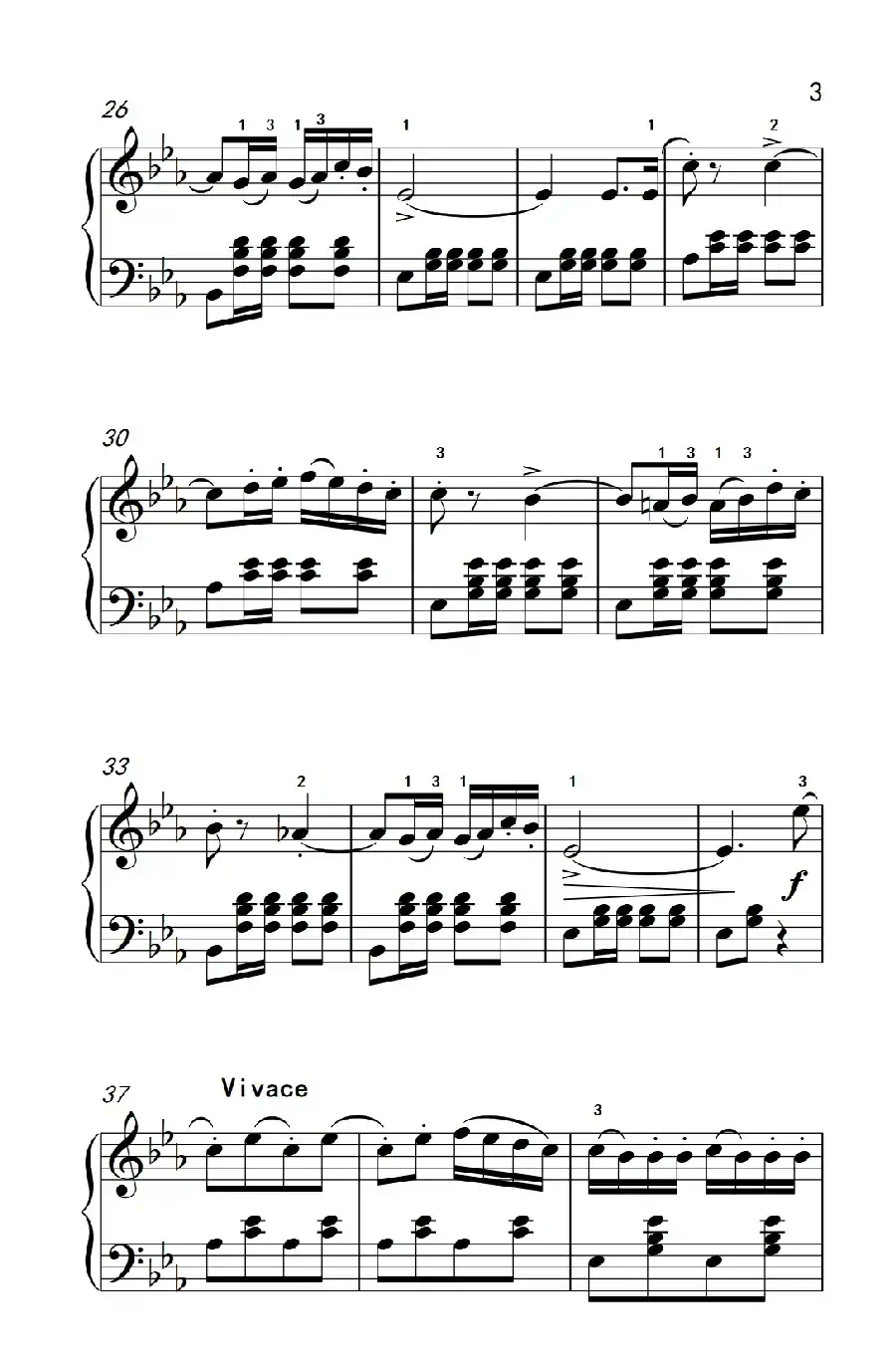 那波里舞曲(老年大学 钢琴教程 3)