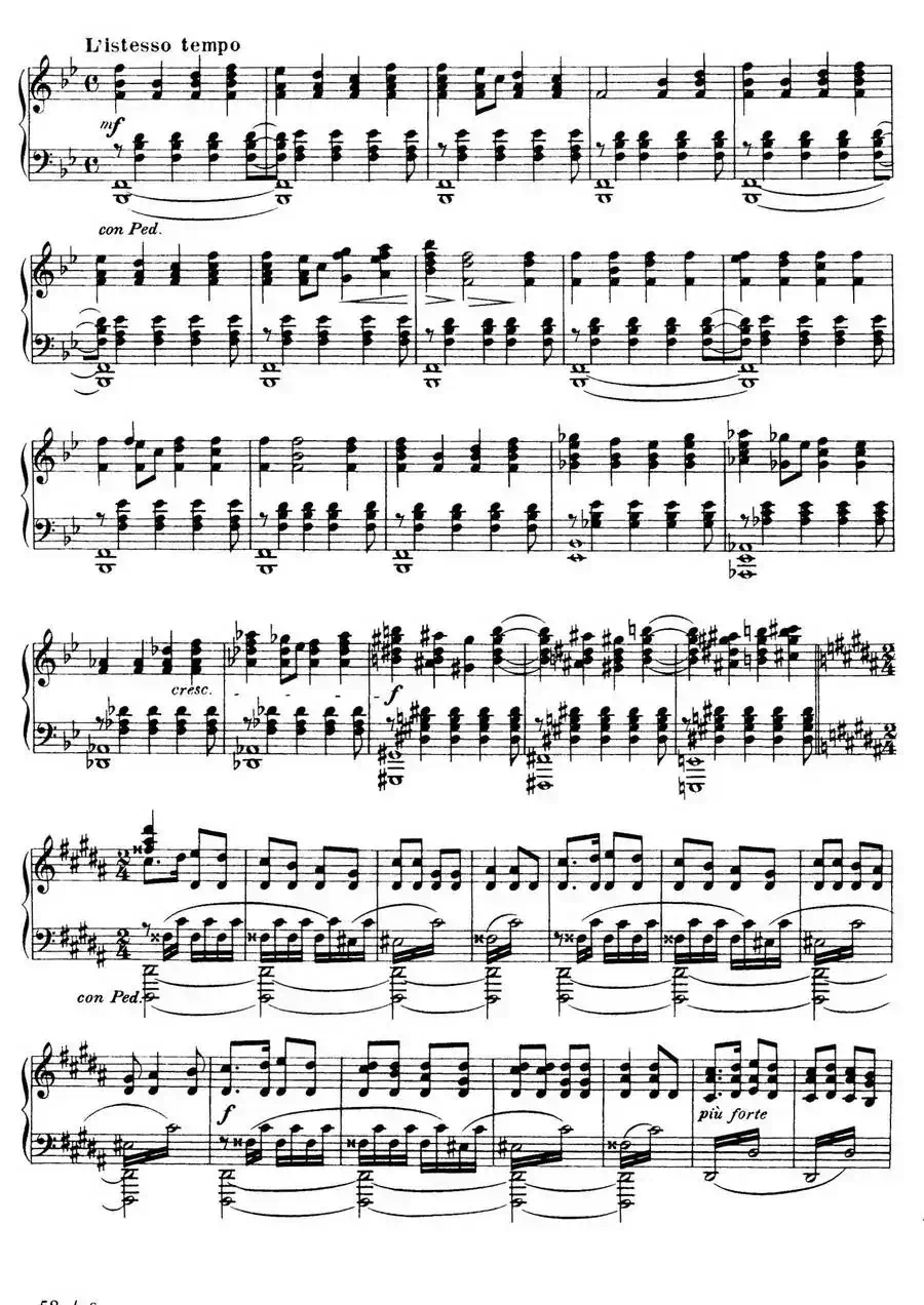 Piano Sonata in F Maj Op·12（F大调钢琴奏鸣曲·第三乐章）