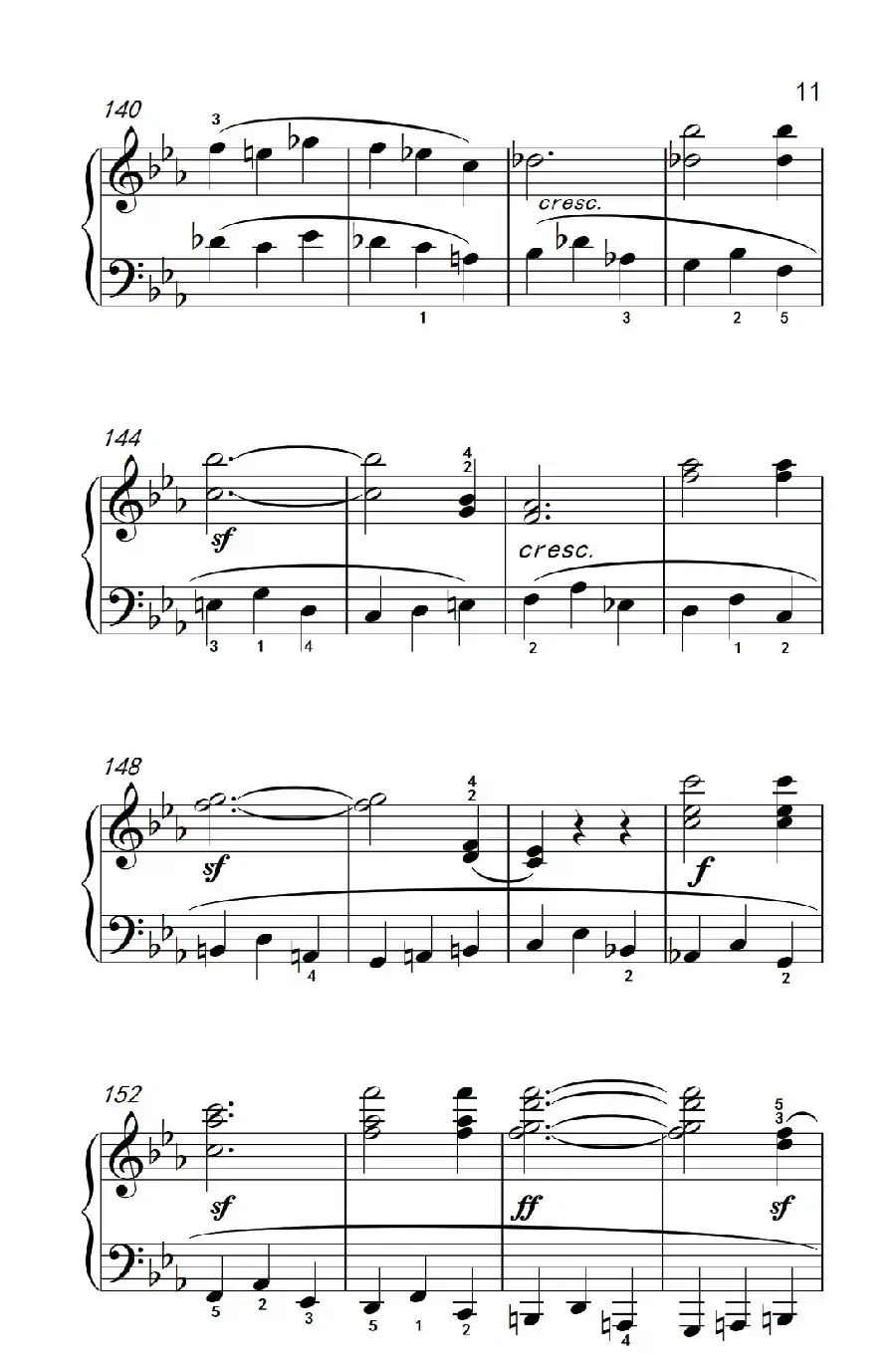 奏鸣曲 Opus 10 Nr.1 第一乐章(贝多芬奏鸣曲集 2)