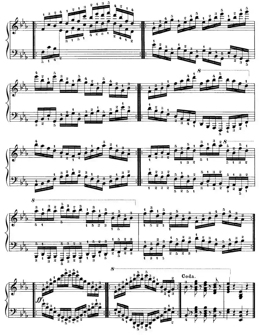 Czerny - 40 Daily Exerci Op.337（31—35）（40首日常训练曲）