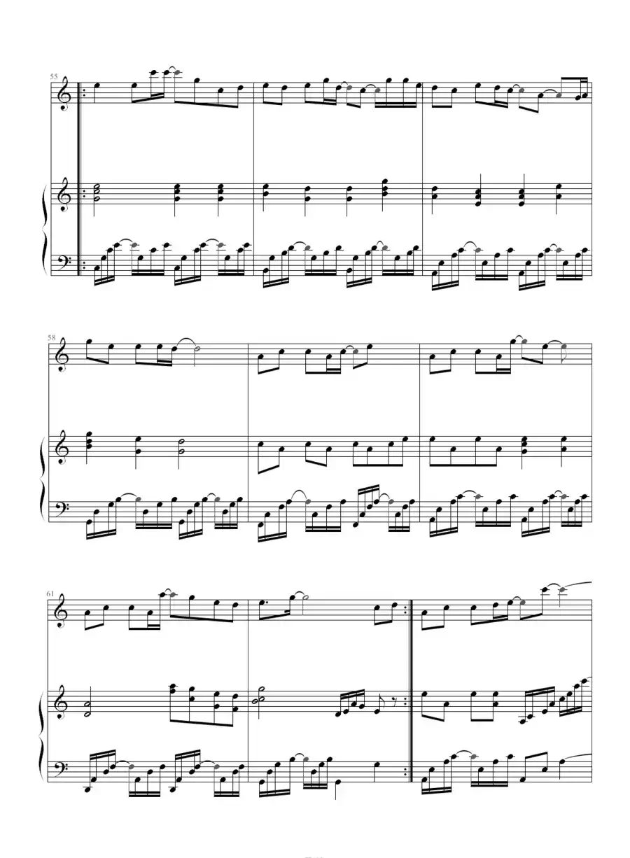 萤火（钢琴伴奏谱）