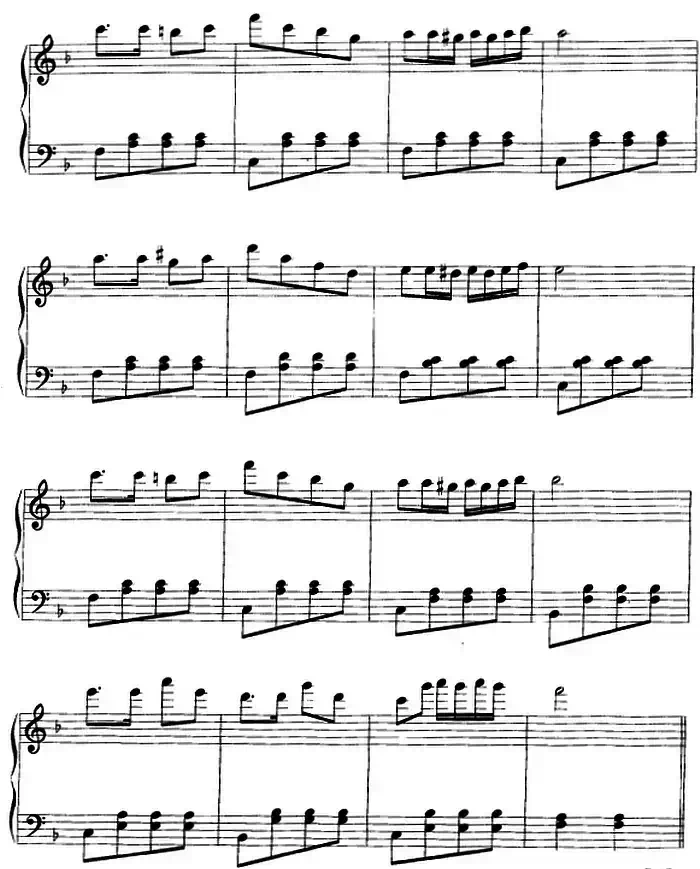 钢琴小品:踵趾步舞曲