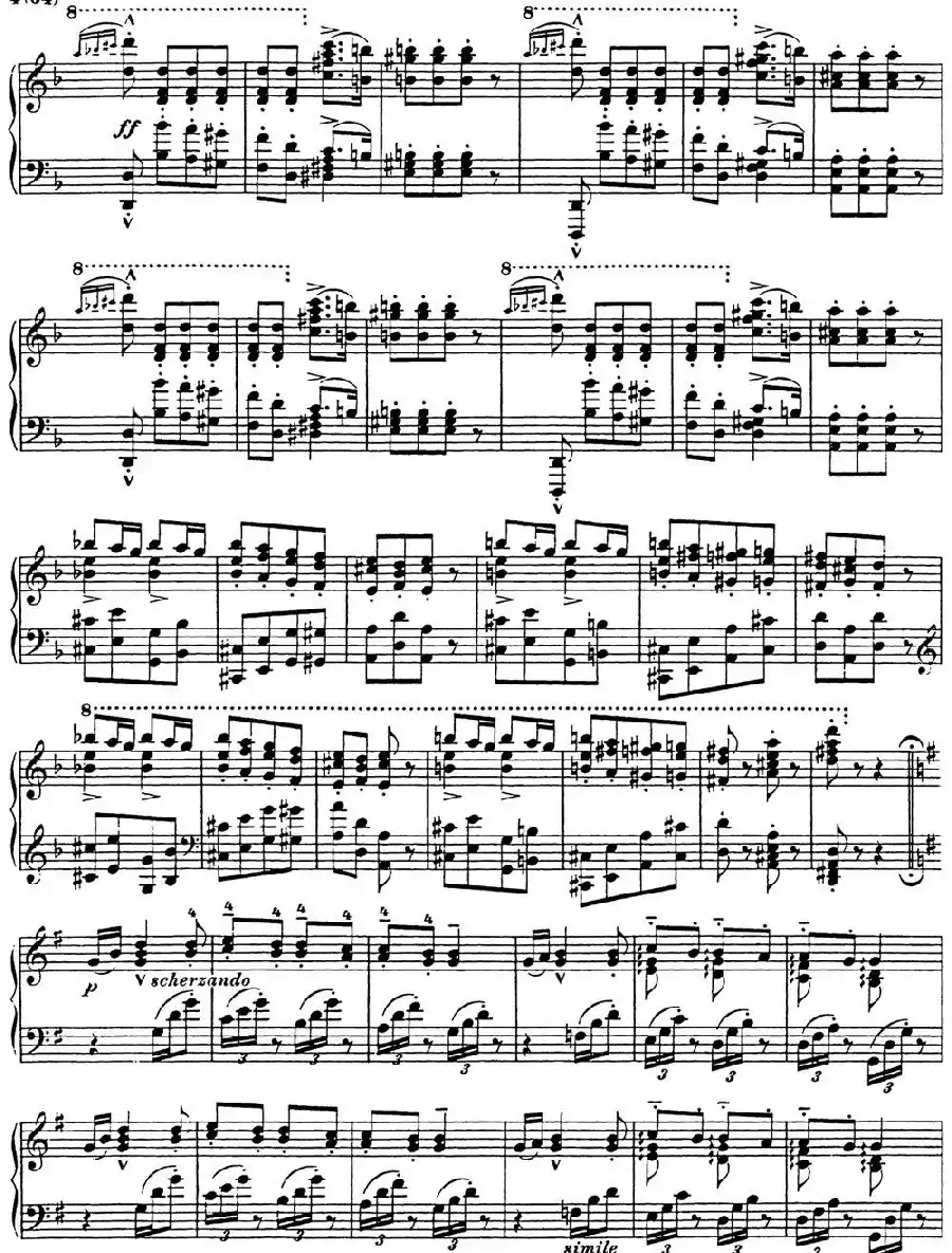 李斯特 匈牙利狂想曲 Hungarian Rhapsodies S.244 No.7